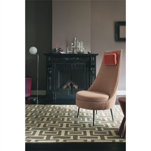 Wedgwood Intaglio Hand Tufted Designer Wool Rug, 280x200cm, Grey - Image 2