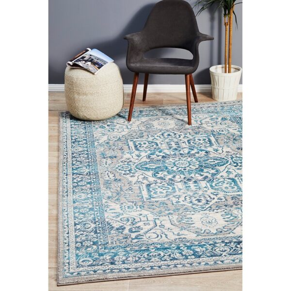 Babylon Oriana Bohemian Rug, 160x230cm, Blue - Image 2