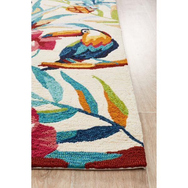 Copacabana Toucan Tropical Indoor / Outdoor Rug, 190x280cm - Image 4