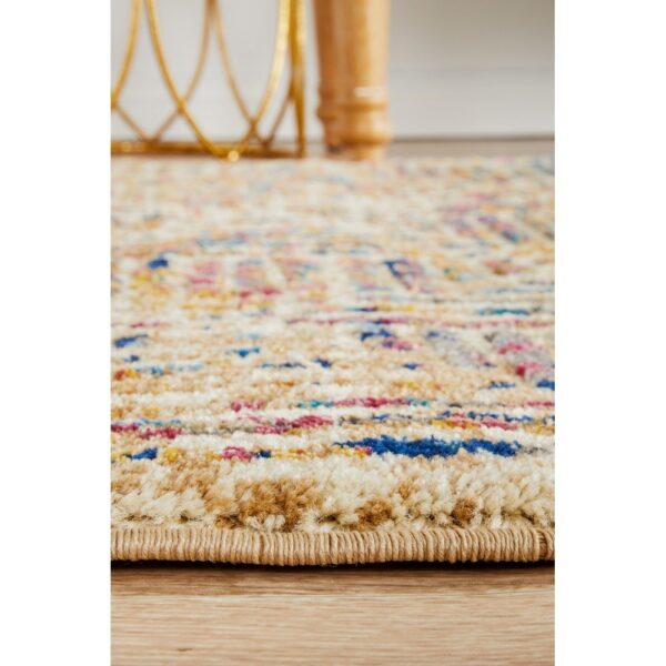 Dreamscape Movement Turkish Made Modern Runner Rug, 300x80cm, Multi - Image 7