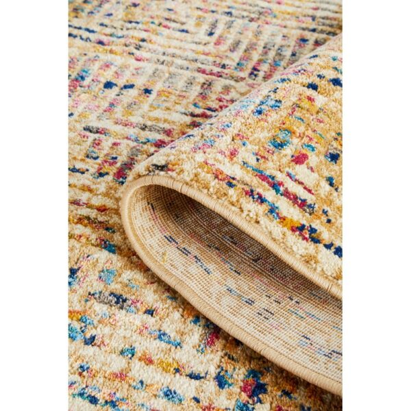 Dreamscape Movement Turkish Made Modern Runner Rug, 300x80cm, Multi - Image 9