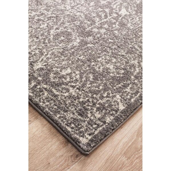 Evoke Frost Turkish Made Oriental Rug, 290x200cm, Grey - Image 2