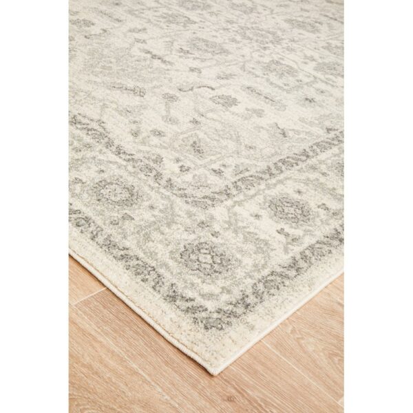 Evoke Release Turkish Made Oriental Rug, 290x200cm, White - Image 2