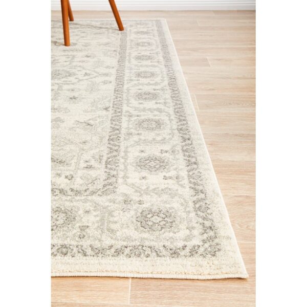 Evoke Release Turkish Made Oriental Rug, 290x200cm, White - Image 3