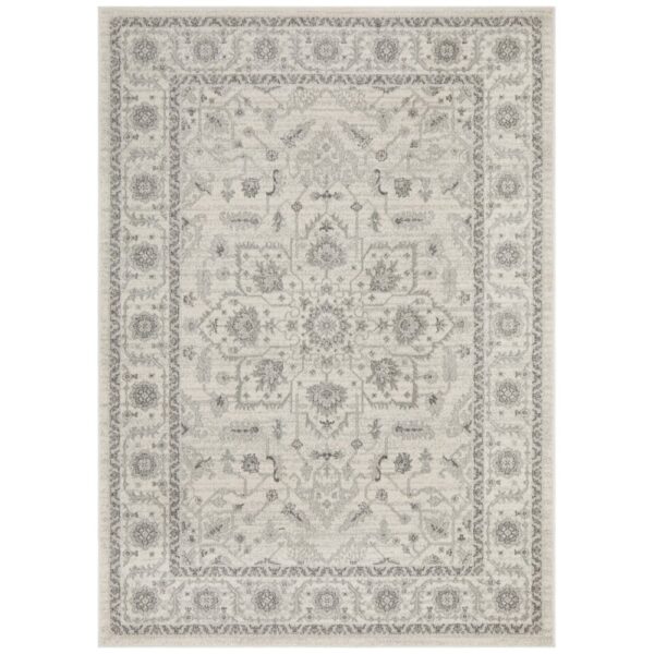 Evoke Release Turkish Made Oriental Rug, 290x200cm, White