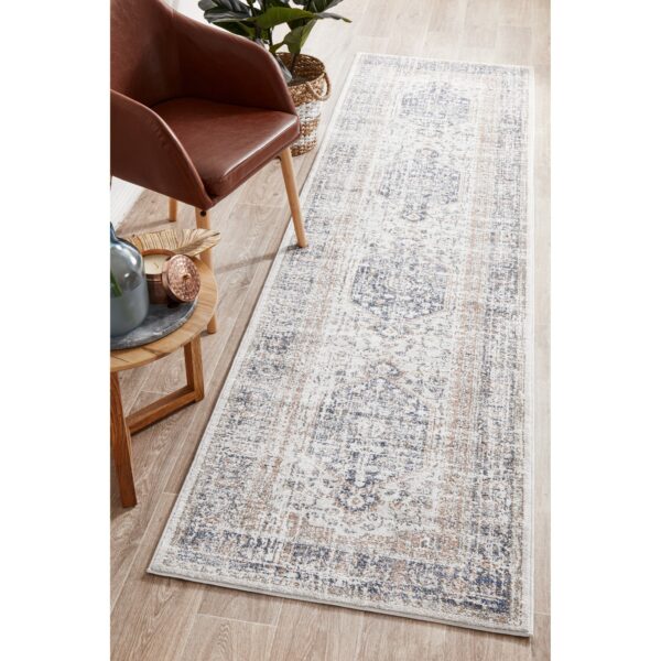 Mayfair Lorissa Bohemian Runner Rug, 400x80cm, Blue - Image 4