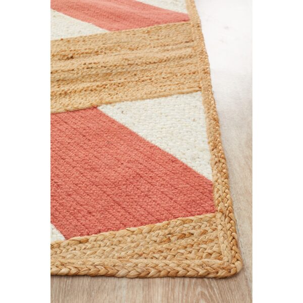 Parade Thea Hand Loomed Jute & Cotton Rug, 190x280cm - Image 4