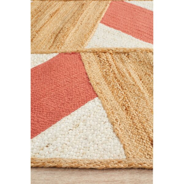 Parade Thea Hand Loomed Jute & Cotton Rug, 190x280cm - Image 5