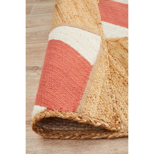 Parade Thea Hand Loomed Jute & Cotton Rug, 190x280cm - Image 7