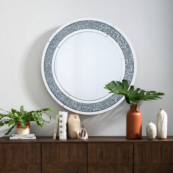 Luxury Rio Round Wall Mirror, 80cm - Image 2